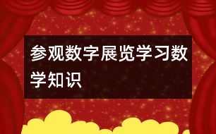 参观数字展览学习数学知识